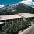 Banff Park Lodge as seen in the summer.
